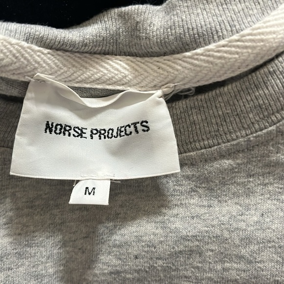 NORSE PROJECTS NIELS CLASSIC IVY LOGO Grey T-Shirt - Picture 3 of 7